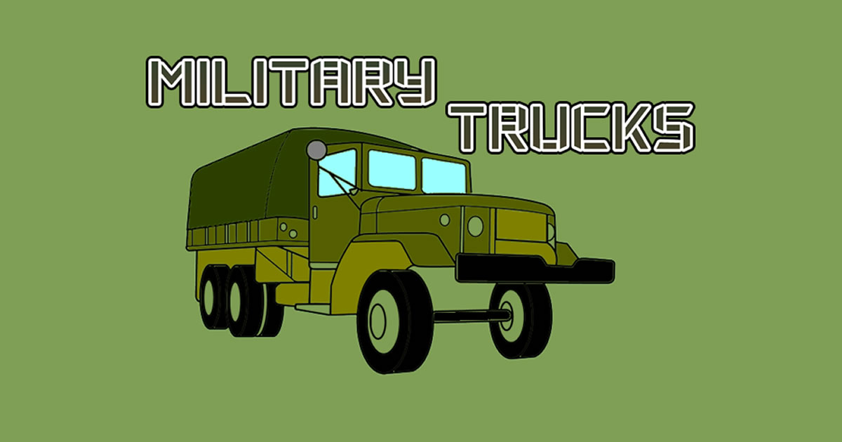 Military Trucks Coloring